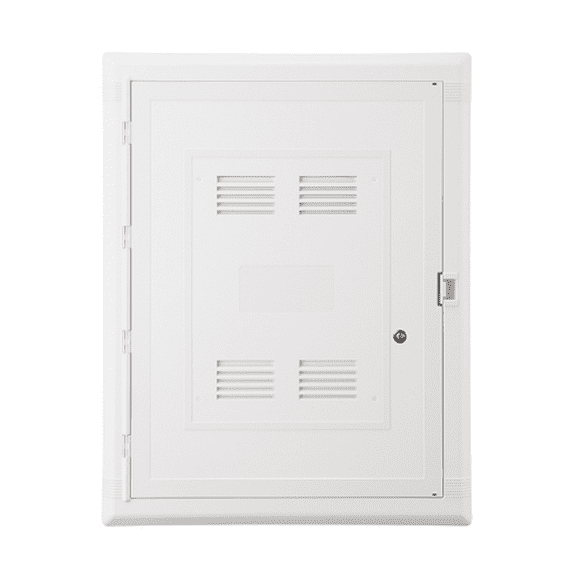 21" PLASTIC ENCLOSURE W/ BASE AND HINGED LID