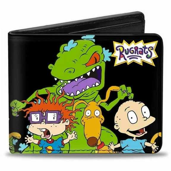 Reptar w/ Chuckie, Spike, & Tommy Bi-Fold Wallet