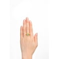 thumbnail image 2 of RYLOS Bagues pour Femmes Bague Chat en Or Jaune 14K Pierre Précieuse Ovale 7X5MM et Diamants Étincelants Topaze Bleue de Décembre Bijoux Taille 13, 2 of 7