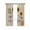 Beige, variant on Sunflowers Blackout Curtains, Light Blocking Print Window Curtains, Modern Bee You Are My Sunshine Blue Thermal Insulated Window Drapes for Living Room Kitchen Cafe 2 Panels, 55"W x 39"L
