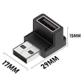 thumbnail image 3 of Adaptador USB OTG 10Gbps 3A Convertidor tipo U para Macbook Power Bank (B) Likrtyny Para estrenar, 3 of 6