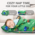 thumbnail image 5 of Primlect Nap Mat, 55" x 22" x 3" Sleeping Bag with Zipper, Removable Pillow and Blanket, for Daycare, 5 of 8
