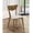 Brown, variant on Grey and Natural Walnut Upholstered Dining Bench with Mid-Century Modern Style for Kitchen, Hallway, Bedroom Nook - 46 Inch