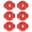 Red, variant on SDFGTstore Pack of 6 Silicone Cymbal Nuts Quick Releasing Drum Accessories Cymbal Fastener Nuts for Percussion Instrument Part