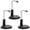 Noir, variante sur SHISUYAN Support de Poupée Blanc pour Décoration Robuste et Durable en Fer et Plastique 3 Pcs
