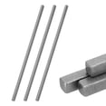 thumbnail image 1 of Uxcell 3Pcs Square Steel Key Stock, 5/16" x 5/16" x 16" 45# Cold-Drawn Square Steel Rod Precision Metal Bars for Keyways Mechanical Structural Support Industrial Machinery DIY Craft, 1 of 7