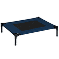 thumbnail image 1 of PawHut Lit Surélevé pour Chien, pour Chiens Moyens, Intérieur Extérieur, Bleu, 1 of 10
