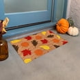 thumbnail image 3 of Front Door Mat,Kitchen Rugs and Mats,Happy Fall Door Mat,Fall Leaves Pumpkin Theme Welcome Doormat for Front Door,Indoor Outdoor Rug for Home Kitchen Floor Thanksgiving Decor 16 X 24 Inch, 3 of 6