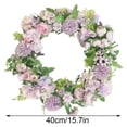 thumbnail image 4 of Bearachild Guirnalda de flores artificiales puerta pared colgante simulación decoración hogar boda flor guirnaldas uno 40cm, 4 of 6