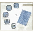 thumbnail image 2 of Bathroom Rugs, Extra Soft Absorbent Bath Rugs, Non-Slip, Quick Drying, Machine Washable, Plush Comfort for Bathroom Floor, Tub, Shower and Home Decor Accessories, 21x34, Blue, 2 of 9