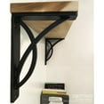 thumbnail image 6 of Ekena Millwork 2"W x 10"D x 12"H Miller Wrought Iron Bracket, (Triple center brace) (4-Pack), 6 of 6