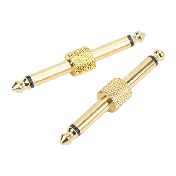 Adaptateur d'Effet Audio, Pédale de Guitare à Moins d'Interférences Coulper Résolution Forte Facile à Installer pour Studios pour Système de Diffusion Or