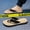 Black, variant on Men'S Wood Grain Woven Strap Flip Flops Summer Thick Sole Non-Slip Beach Thong Sandals Casual Versatile Dad Shoes