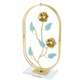 thumbnail image 1 of Emoshayoga Adornos De Hierro De Lujo Ligeros: Ginkgo Biloba Dorado, Adornos De Rosas, Decoración del Hogar para Sala De Estar con Innovadoras Decoraciones De Hierro De Lujo Ligeros(escaramujos), 1 of 5