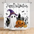 thumbnail image 4 of Tchckioa Halloween Shower Curtain,Privacy Protection Hooks Bath Curtain for Bathtub Decor 72x72 Inch, 4 of 6