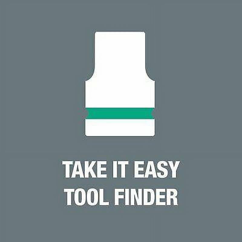 Wera 003972 Belt 3 Zyklop 3/8" Drive Torx Bit Socket Set with Holding Function
