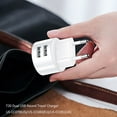 thumbnail image 6 of Mini Mobile Phone Charging Quick Charge 5V 2.1A Dual USB Charger Charging Adapter Wall Charger Travel Charger EU PLUG, 6 of 8