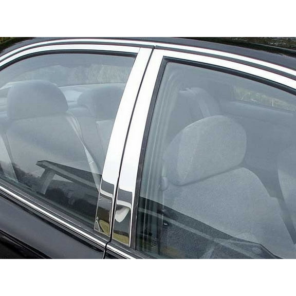 Stainless Steel Pillar Trim 4Pc Fits 2001-2006 Kia Optima PP24805 QAA