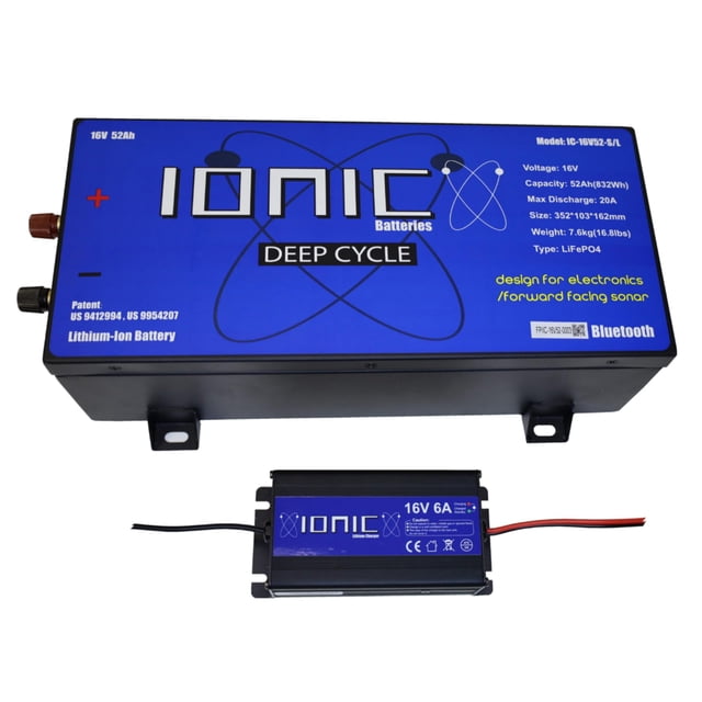 Batería marina Ionic IC-16V-EPCHP-01 16V 52Ah Bluetooth