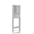 thumbnail image 2 of Bowery Hill Modern Wood Bathroom Space Saving Cabinet in White, 2 of 8