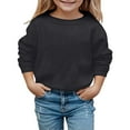 thumbnail image 2 of Kiijoy Toddler Girls Pullover Sweatshirt Winter Warm Crewneck Sweatshirt, Sizes 4-5, 2 of 4