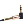 thumbnail image 5 of XISAOK 3-pole Male to Male Extender Right Angle Cord Line AUX Wire for 3.5mm Headphones, 5 of 13