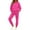 26#Hot Pink, variant on Womens 2 piece Outfits Lounge Sets Sweatsuits Hoodies Long Sleeve Sweat Set Fleece Fall Fashion Clothing 2025 Blue XL