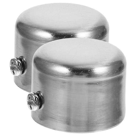 HOMEMAXS  2 Pcs Finial Curtain Rod Plug Stick for Curtains Rods