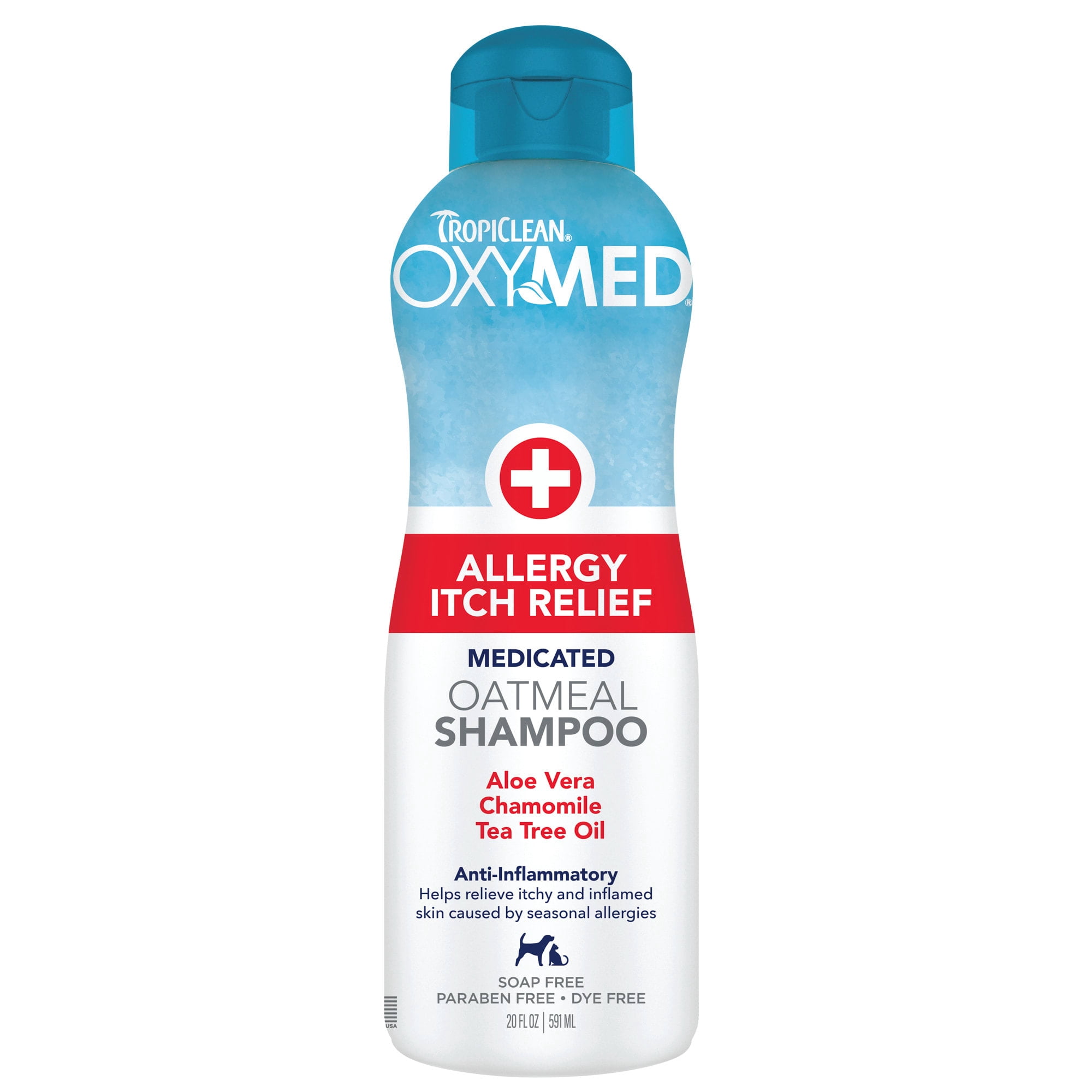 TropiClean OxyMed Allergy Itch Relief Dog Shampoo 20 fl. oz.