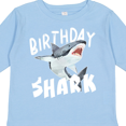 thumbnail image 4 of Inktastic Birthday Shark Boys or Girls Long Sleeve Toddler T-Shirt, 4 of 5
