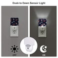 thumbnail image 3 of Pofeuu Vintage Rose Print Night Lights Plug into Wall with Dusk-to-Dawn Light Sensor, LED Nightlight for Bathroom, Adult, Hallway-EU, 3 of 7
