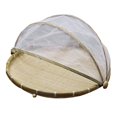 thumbnail image 2 of SweetCandy Hand-Woven Food Serving Tent Basket Fruit Vegetable Bread Cover Storage Container Dust-Proof Picnic Mesh Net Cover, 2 of 4