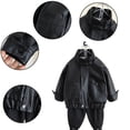 thumbnail image 3 of WOLLED Kids Boy's Leather Jacket 1-12Y Toddler Baby Solid Color Biker Coats Faux Motorcycle Leather Jacket, 3 of 10