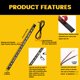 thumbnail image 4 of Tira de luces LED EverBright de color ámbar/amarillo para coches 5050 SMD, 4 of 6