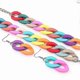 thumbnail image 5 of Bohemian Style Acrylic Necklace Set with Chunky Chain Choker Earrings and Bracelet for Women, 5 of 5