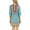 thumbnail image 6 of Urban CoCo Bohemian Ethnic Style Shift Dress (M, Pattern 18), 6 of 6