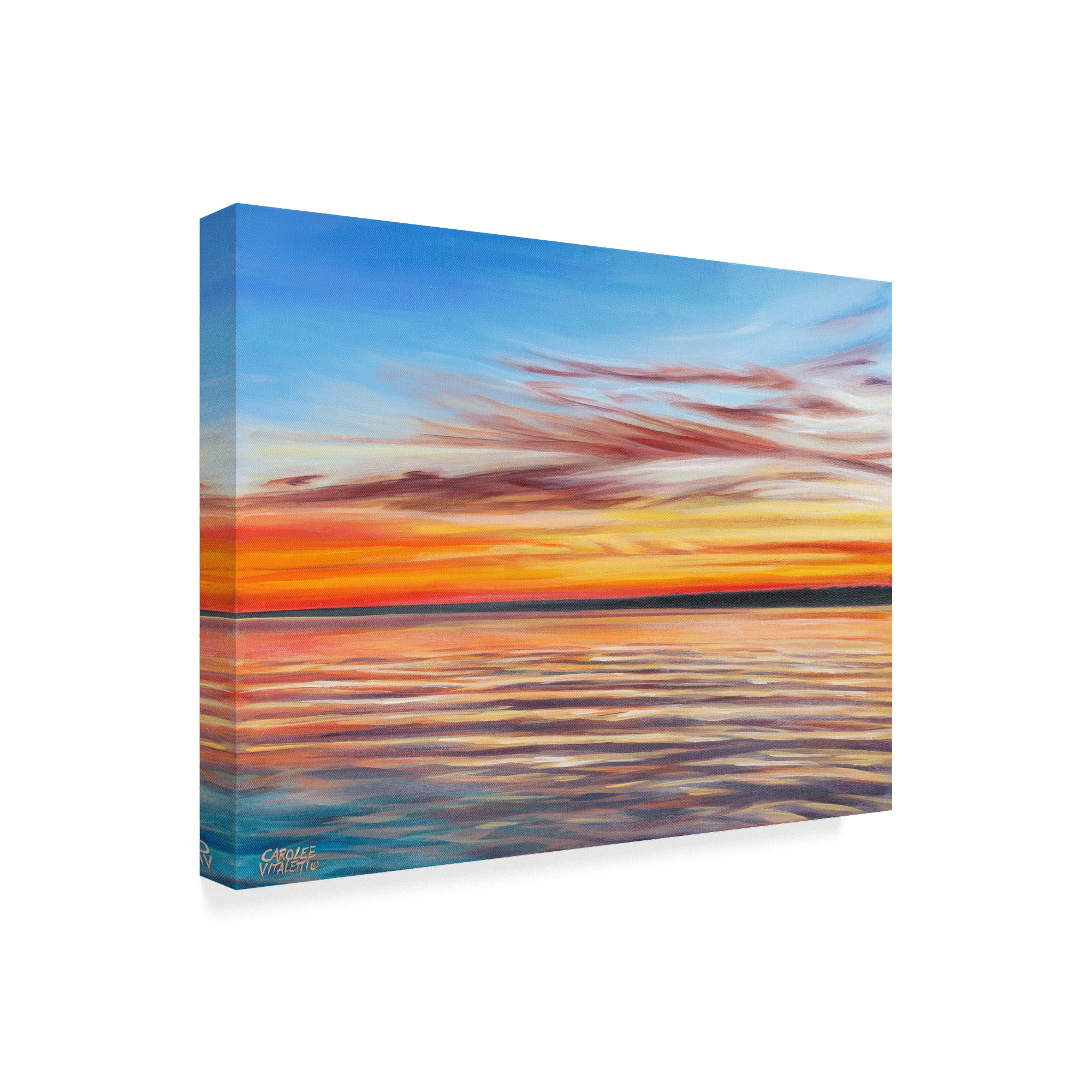 Tranquil Sky I' Canvas Art by Carolee Vitaletti