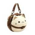 thumbnail image 4 of Bolso de peluche de gato, ligero y moderno, ideal para maquillaje, para festivales, viajes y trabajo. 20 cm x 13 cm x 19 cm, 4 of 8