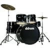 ddrum D2 5-Piece Complete Drumset w/ Cymbals - Midnight Black