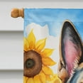 thumbnail image 6 of German Shepherd in Sunflowers House Flag 28 in x 40 in, 6 of 7