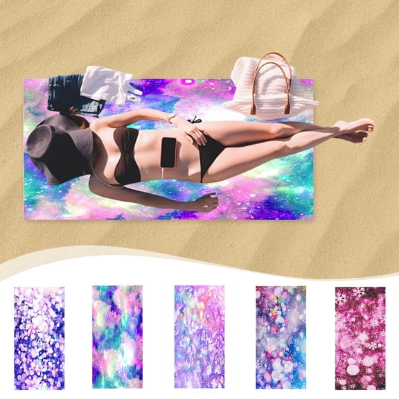 Beach Towels Oversized 63x31 Inch Large Quick Dry Sand Free Microfiber Travel Towel Super Absorbent Lightweight Portable for Pool Swimming Camping Picnic by PALIFEUR