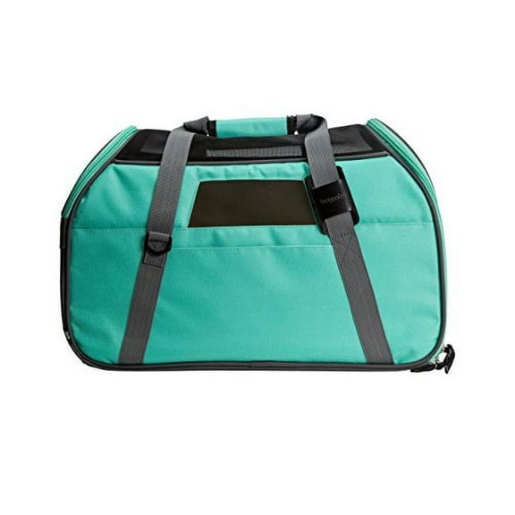 Coastal Pet Bergan Comfort Carrier - Cat and Dog Carrier - Heather Bermuda, 19" x 10" x 13"