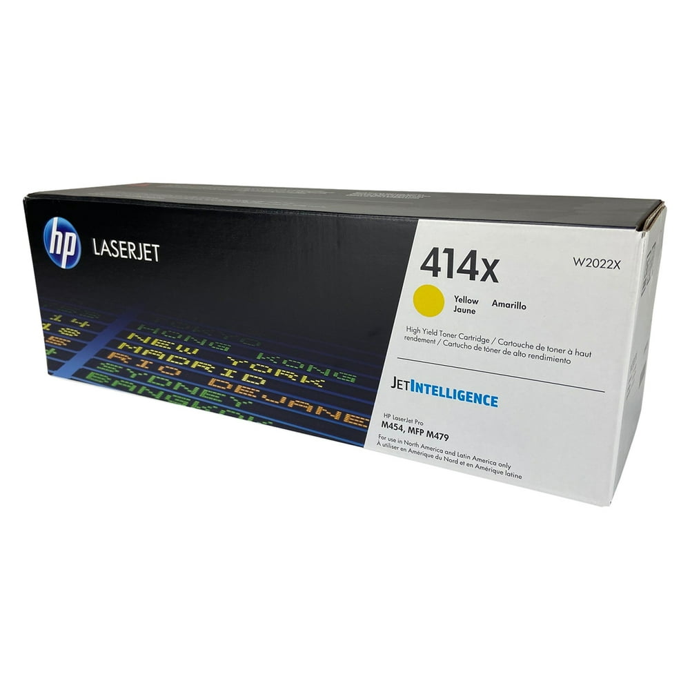 HP 414X (W2022X) Toner Cartridge, Yellow High Yield
