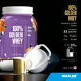 thumbnail image 2 of Maxler 100% Golden Whey Protein Powder - Blueberry Muffin 5 lb, 2 of 7
