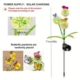 thumbnail image 3 of Solar Dandelion Garden Stake Lights, 3-Head Allium Flower with Color-Changing LEDs, Waterproof Solar-Powered for Yard Patio Lawn Garden Decor, 3 of 9
