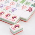 thumbnail image 2 of 4-Layer American Mahjong Tiles Set for Home Travel & Game Nights, for Adults Family & Friends, 160 Pcs Acrylic Engraved Tiles with Carrying Bag & Dice, 2 of 5