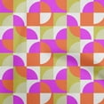 thumbnail image 1 of oneOone Silk Tabby Purple Fabric Geometric Craft Projects Decor Fabric Printed By The Yard 42 Inch Wide, 1 of 4