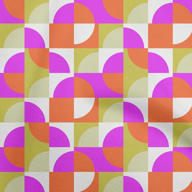 oneOone Silk Tabby Purple Fabric Geometric Craft Projects Decor Fabric Printed By The Yard 42 Inch Wide