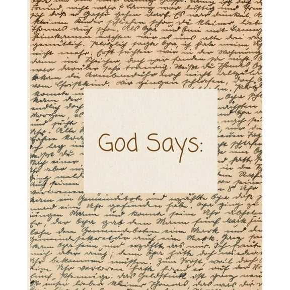 God Says Journal, (Paperback)