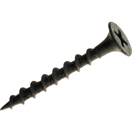 

PrimeSource-Contnr C Grip-Rite Coarse Thread Black Phosphate Drywall Screw #8 X 2-1/2 In.